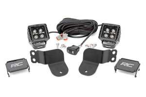 Polaris General XP 1000 Deluxe Ride Command Edition LED Light Kit - Cage Mount - Rough Country - 2